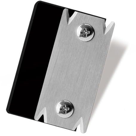 Aiyraa Coupe-bordures, portable, pour bois, PVC et ABS, rabot manuel avec 1 lame de rechange, antidérapant pour un collage précis des bords (noir)