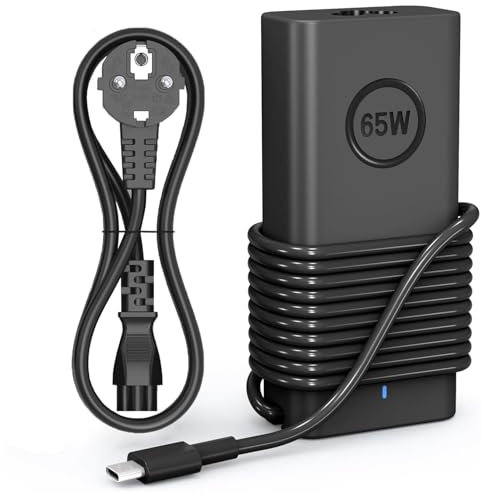 65W Dell USB C Netzteil für Dell Latitude 3340 3440 3540 5340 5400 5410 5420 5430 5440 5450 5520 5530 5540 7330 7320 7340 7420 7440 7480 7490 7530 7640 9440 2in1 Inspiron 16 7620 2in1 XPS 13 7390 2in1