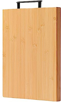 HADECOLL Tabla De Cortar De Madera Premium De Bambú para Trinchar Carne O Verduras. Tablas De Cortar para Cocina. Madera Preaceitada, Tratada Y Atractiva. 50 X 36 X 1,8 Cm, 40 X 29,5 X 1,8 Cm.