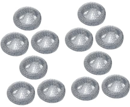 Gatuida 12 pezzi Filtro Lanugine Lavatrice in Acciaio Inox Facile da Installare per Tubo di Scarico e Previene Intasamenti Compatibile con Vari Modelli di Lavatrici Protezione per Scarico