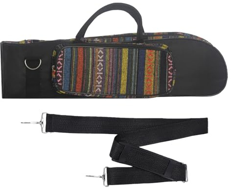 Eacam Étui pour Trompette Étui Souple pour Trompette Sac de rembourré Léger Tissu Oxford 600D Résistant aux Chocs et à l'eau Bandoulière de Poche Instruments en Lai (Colorée)