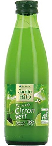 Garden Organic pure lime juice 25cl - ( Unit Price ) - Jardin bio pur jus de citron vert 25cl
