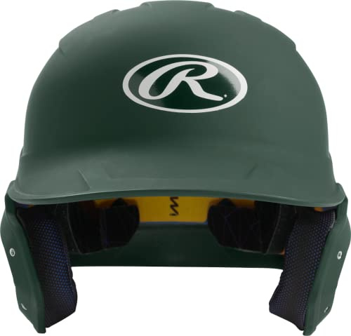 Rawlings | MACH Batting Helmet | Matte Dark Green | Junior 6 3/8 - 7 1/8