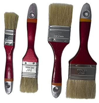 Pennelli piatti da pittore, set da 48 pezzi, 25/38/50/63 mm, 12 pezzi