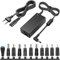 TKDY 24V 2.5A AC DC Adattatore 60W LED Strip Light 3D Drucker LCD Monitor mit 5.5 * 2.5mm und 10pcs DC Connector kompatibel mit 24Volt 0-2500mA Geräten