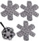 9 Pièces Protege Poele Protection Poele et Casserole Protege Casserole et Poele Dessous de Plats Protections de Casseroles Anti-Rayures 3 Tailles (26/36/38Cm) Gris