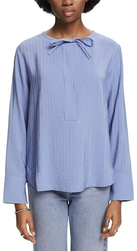 ESPRIT Damen 034ee1f340 Bluse, 425/Blue Lavender, Large