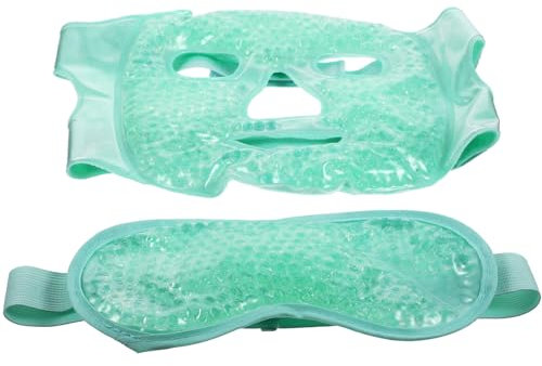 HAPINARY Kühlende Gesichtsmaske Aus Gel Wiederverwendbar Für Reisen Hotels Und Zuhause Angenehm Zu Tragen