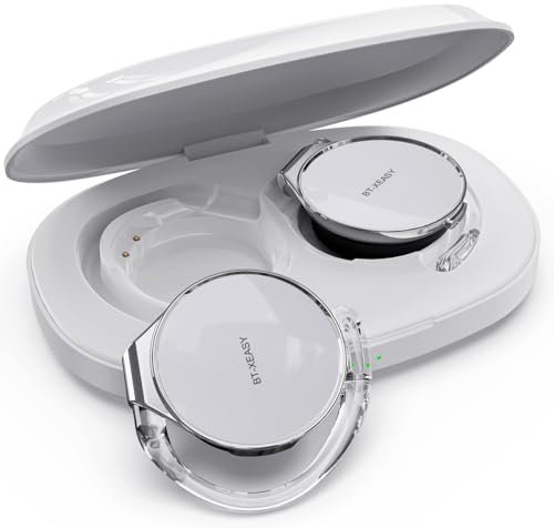 On Ear Headphones Bluetooth 5.4, Noise Cancelling Open Ear Headphones Wireless, Water-Drop Shaped Clip On Sport Headset Bluetooth with 4 Microphone, Comfort Fit Earphones with Long Battery Life