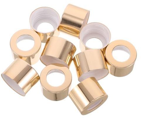 FRCOLOR Tappi per Bottiglie Diffusore Ricaricabili Oro 10 Pezzi