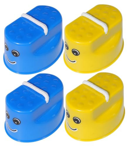 Supvox 4Stücke Interaktive Stelzen Für Sensorisches Training Und Gleichgewichtsspielzeug Lustige Stepperspielzeuge Für Kleinkinder Und Fördert Motorische Fähigkeiten