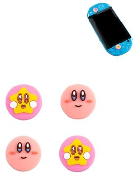 Lot de 4 capuchons de joystick en silicone pour PSV 1000/PSV 2000/PS Vita, yystao - Pièces de rechange compatibles avec PS Vita