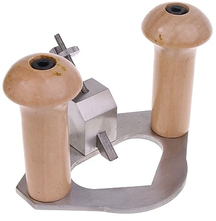 Pialla portatile per la lavorazione del legno, pratica pialla con arresto di profondità e foro, comoda maniglia in legno per falegname, router, aereo, strumento per la lavorazione del legno, pratica