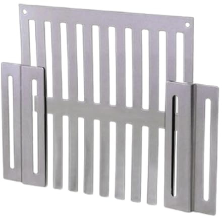 PawwJoy Rejilla de drenaje de pared lateral deslizante de acero inoxidable, fácil instalación, resistente al desgaste, para sistema de drenaje de techo y balcón, 19,2 x 15 x 0,5 cm