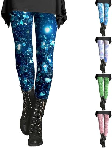 Generiska damvinterleggings stor storlek varma leggings vinter färgglada termoleggings mönster ogenomskinliga strumpbyxor jul joggingbyxor termo leggings termo sportleggings yogabyxor, Vit, 4XL