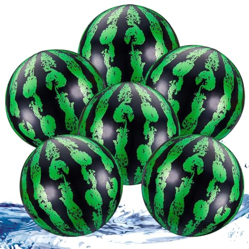 WFKKMEQ Palle da Spiaggia Gonfiabili, Pallone da Spiaggia, Beach Ball del Pannello per Partito delle Piscine, Palle Gonfiabili per Beach Party, Pool Party e Feste - 6 Pezzi