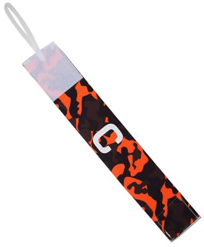 Phefop Fotbollsarmband i Nylon för Lagsport Justerbara Kaptensband med krok- och ögladesign 3 Färger 13,8 Tum