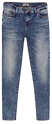 LTB Jeans Damen Jeans Slim LONIA - Normal Waist Slim-Fit Jeans mit Stretch - LONIA BLAU (Sailor 51787) Jeanshose Blau 32W