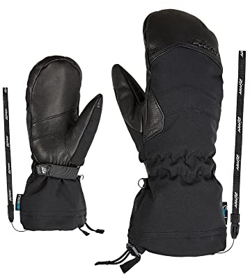 Ziener KILATI skidvante/vintersport | vattentät, ull, freeride, svart, 8