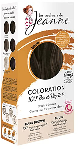 Les Couleurs de Jeanne Coloration Végétale Brun Bio 100g Vegan