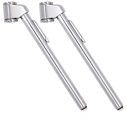 Reifendruckmesser für Autos, Asudaro 2Stück 10-120Psi Reifendruck Heavy Duty Reifendruckprüfer Legierung Bleistift Reifendruck-Messgeräte für LKW Auto Wohnmobil Geländewagen Motorrad Fahrrad Splitter