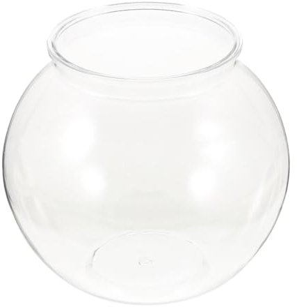 ABOOFAN -Tropfen-Goldfischglas-Dekoration Aquarium Kleine Vase Behälter Hydrokultur-Pflanzgefäß Blasenfisch Kleines Aquarium Terrarienschale -Spiel Event-Schüssel