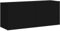 vidaXL TV Wandschrank, TV Schrank mit viel Stauraum, Wandmontage Fernsehschrank Regal, Hängeschrank TV Möbel Ständer, Modern, Schwarz