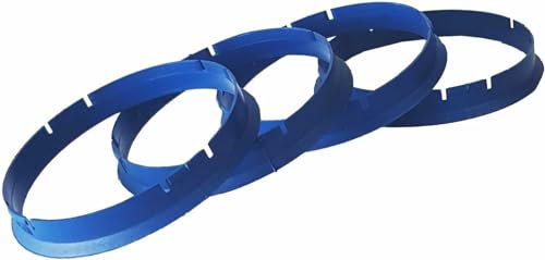 TRACER 4X Alufelgen Zentrierringe Radnaben-Zentrierringe mit Zentrierung von 63,3 mm auf 59,1 mm