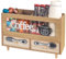 Guolich Wooden Coffee Box Storage Organizer,Holds Tea Bags and Tea Accessories,Tea and Coffee Condiment Storage Organizer,Coffee Bar,Coffee Pod Organizer (BROWN)