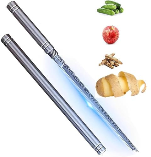 Obstmesser mit Scheide 120g,Mehrzweck-Obstmesser mit Scheide,Stabmesser,Tragbares Mehrzweck Obstmesser für den Außenbereich mit Scheide,Multipurpose Outdoor Portable Fruit Splitter with Sheath