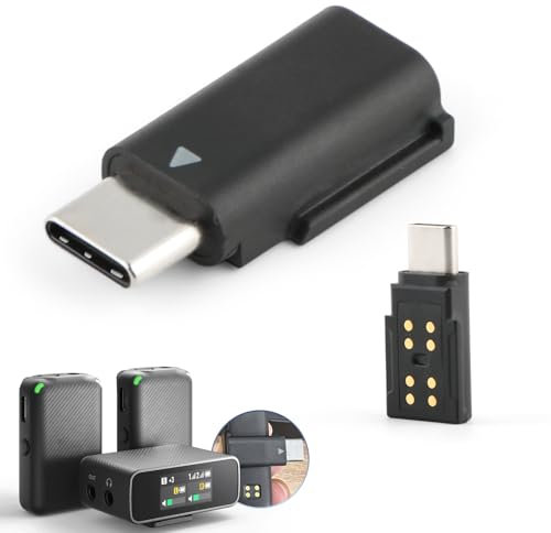 TGHongKy Adaptateur Telephone pour DJI Mic Adaptateur de Type-c pour DJI Mic Microphone sans Fil pour DJI Mic USB Adapter