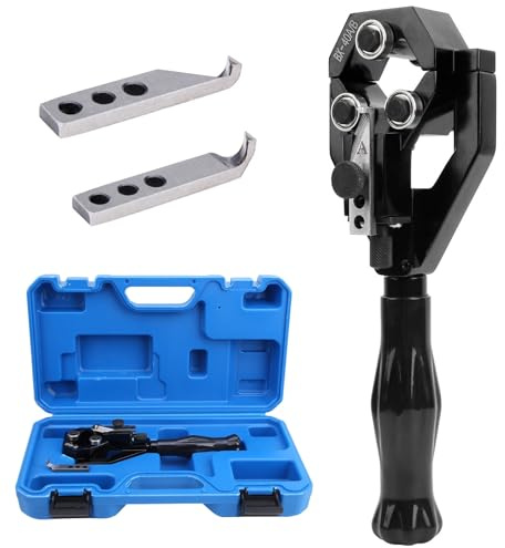 Manual Wire Stripper Tool with 2 Blades & Toolbox, Multi-Function Cable Strippers for High Mid Voltage Cable Insulation