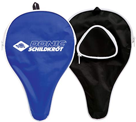 Donic-Schildkröt Table Tennis Bat Classic Cover, 3-Ball Compartment, Classic Design, Blue, 818508