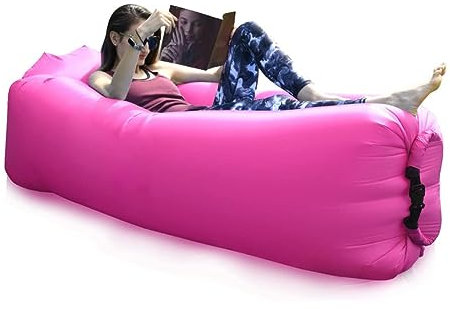 Tyenaza Luftcouch, aufblasbare Liege, Luftsofa, Hängematte, faltbares Luftsofa für Strandreisen, Camping, Picknicks und Musikfestivals, Camping-Kompressionssäcke