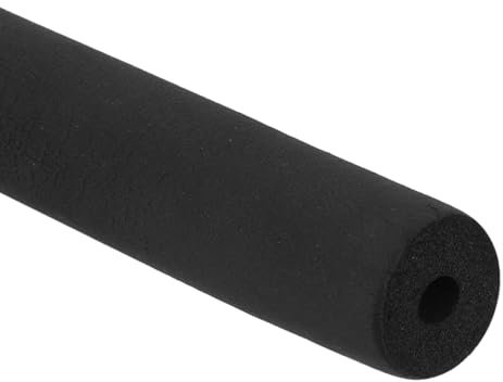 PATIKIL 1/4(6mm) ID x 6Ft Tubo Isolante Schiuma Condotto Custodia Involucro Rotolo Barra Imbottitura Tubi per Maniglia HVAC Esterna Aria Condizionatore Unità