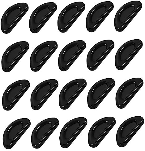 Anneome 10paare D-förmige Silikon-nasenpads Für Brillen Selbstklebend Rutschfest Angenehm Zu Tragen Augenbrauenpolster Für Besseren Halt Und Komfort