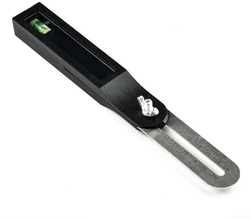 Zilimontt Sliding Bevel with Digital Display, Adjustable Bevel for Carpentry, 150MM/6 Inch Stainless Ruler+ ABS Handle, Support Locking Results and Reversing Reading