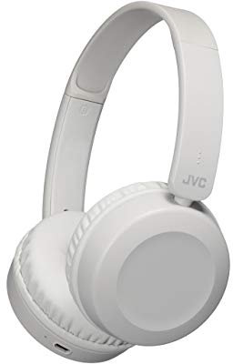 JVC Wireless Bluetooth Foldable Deep Bass On Ear Lightweight HA-S31BT Headphones, Grey