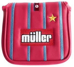 Caddy Club Golf Headcover – Villa Park Mallet putterskydd – golfgåva – passar alla större märken – klassiska fotbollsklubbsdesigner – premiumsömnad, hållbart foder – flera designer