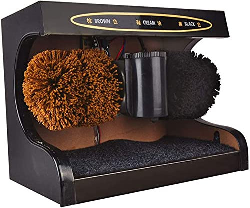 Electric Shoe Polishers Home Electric Shoe Polisher, Small Automatic Metal Leather Shoe Shiner Machine, Leather Care Kit For Home Use or Hotel Lobbies