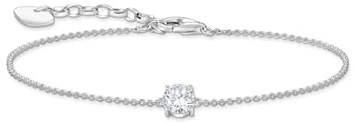 Thomas Sabo Eine Grösse, Sterling Silver, Cubic Zirconia 925 Sterling Silver and White Cubic Zirconia, A2156-051-14, Eine Grösse, Sterling Silver, Cubic Zirconia