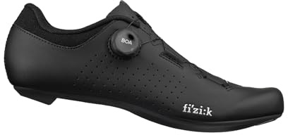 Fizik Vento Omna Wide, Boa Road Bike Clip-in Cycling Shoes, Black, 11.5 Wide