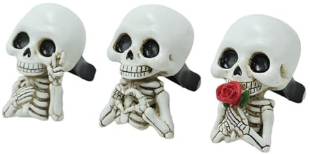 LOVIVER 3 ambientadores de Coche con Forma de, Clips de ventilación, Esqueleto, Regalos y decoración.