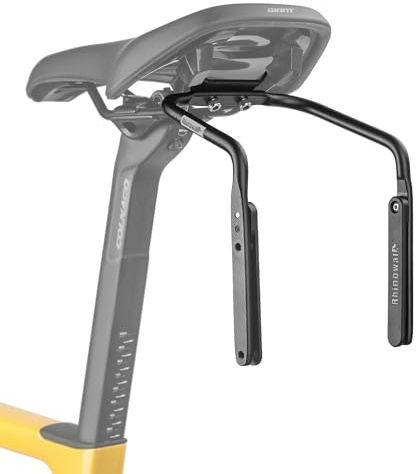 Rhinowalk Support de Sacoche de Selle Anti-Dérive pour Bikepacking avec Support de Montage et 2 Trous de Fixation pour Porte-Bouteille
