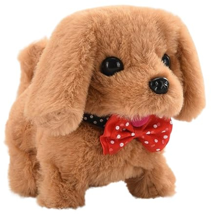 Roboter Puppy - Plüsch, 7.28x4.92x5.31in Interaktiver Plüschhund Interaktiv | Realistisches Roboter- -Spiel, Roboter-Hundespielzeug für Schlafzimmer, Wohnzimmer, Klassenzimmer