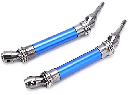 Eje De Transmisión Delantero, Reemplazo De Conjunto De Eje De Ensamblaje Desmontable para Traxxas Slash Rustler Vxl 4x4 4wd 1/10 RC Car(Azul) Accesorios para Modelos De Coches