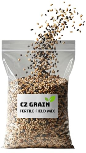 No-Till Cover Crop 10 Seed Mix - Winter Rye, White Clover, Austrian Winter Peas, Triticale, Crimson Clover, Cow Peas, Daikon Radish, Purple Turnips, Wheat, Oats, (2 Pounds)