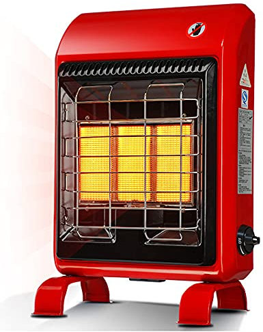 Riscaldatore da Esterno Portatile, riscaldatore da terrazza Deluxe Calor, riscaldatore a Gas butano autoportante con Tubo e regolatore gratuiti, bombola del Gas Esterna, Qualsiasi Dimensione può Ess