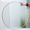 SAGIDAR Runde Tischplatte Aus Gehärtetem Transparent Glass, Tisch Glasplatte Ersatzteil, 45CM 58CM 70CM 85CM 96CM, Gehärtetes Glass Scheibe, Sicherheitsglas Klarglas, Tischplatte Glasplatte