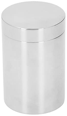 Tyenaza Teedose, Edelstahl, Verdickte Runde Teedose Mit Glattem Rand, Teedose Zur Aufbewahrung von Losem Tee, Teebeutelbehälter Für Die Aufbewahrung von Tee, Kaffee Und Zucker